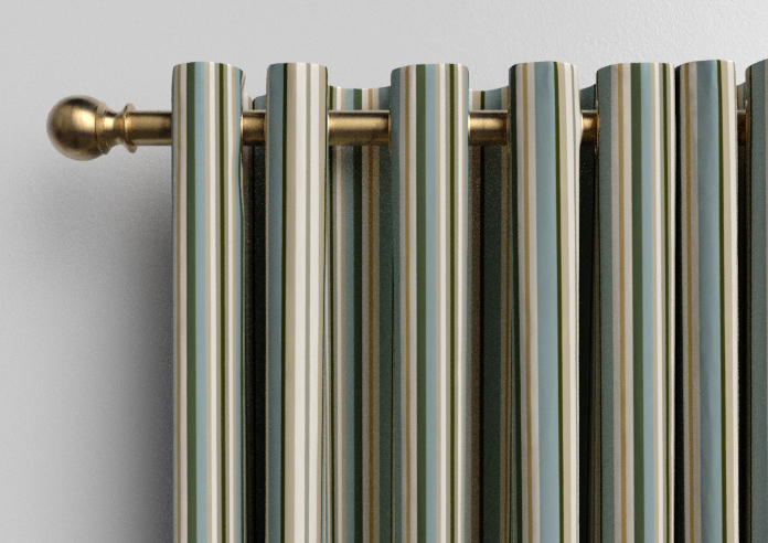 The British Stripe Co. Elizabeth, Chilterns No.1 - Made to Measure Curtains - Image 12